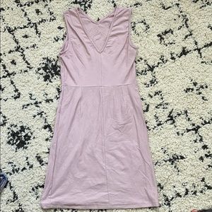 Synergy lilac dress with ribbed back detail